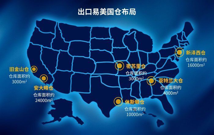 美國(guó)倉(cāng)庫(kù)|出口易-專(zhuān)業(yè)海外倉(cāng)儲(chǔ)配送及國(guó)際物流公司